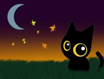 Black Cat Wallpaper By Snowywolfskiss