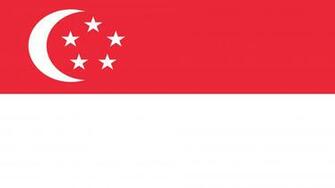 Singapore Flag UHD 4k Wallpaper