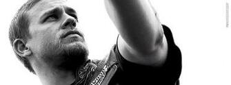Jax Teller On His Harley Sons Of Anarchy Charlie Hunnam Smiling