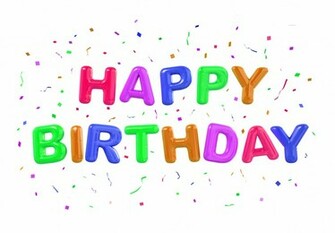 Happy BirtHDay 3d Fullcolor Wallpaper Computer Best