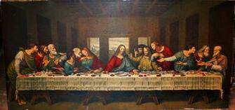 The Last Supper Computer Wallpaper Desktop Background