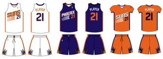 Phoenix Suns Uniform By Simplymoono