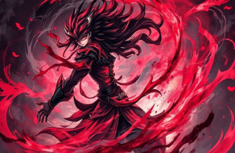 Red And Black Anime Wallpaper