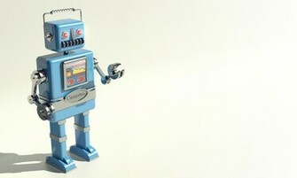 Wallpaper Retro Robot By Avero