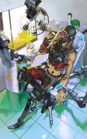Genta On In Crypto Apex Legends Character Art