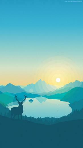 Ploskiy Abstract Forest Deer iPhone And Plus HD