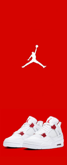 Chayce Lawson On Jordan In Metallic Red