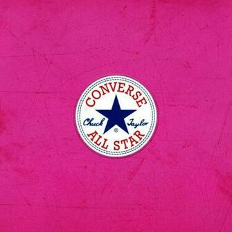 Desktop Wallpaper Brands Converse Logo In Pink Background