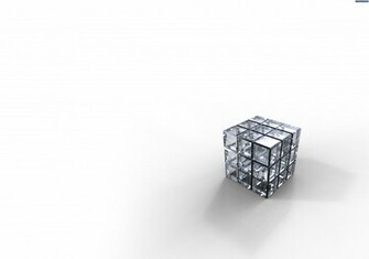 Crystal Cube Background Psdgraphics