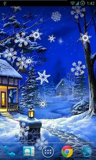 Fill Your Desktop Android With This Live Wallpaper Of Christmas Snow