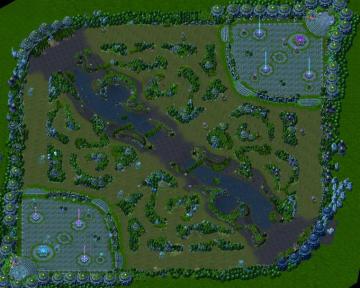 League Of Legends Summoners Rift Original Map By