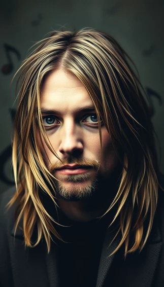 Kurt Cobain Phone Wallpaper