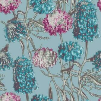 Hydrangea Azure Removable Wallpaper