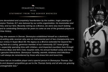 Denver Broncos Devastated And Heartbroken After Death Of Demaryius