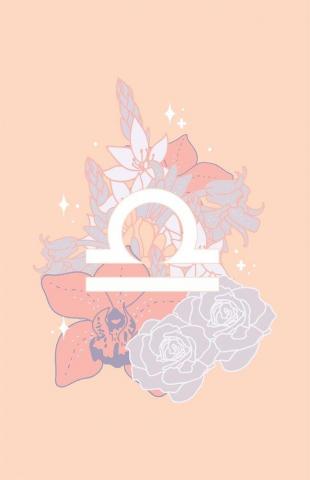 Libra Flowers Pastel By Venusandmoon Flower