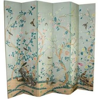 Modern Six Panel Screen Seller Ms Antiques