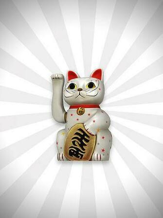 Neko Lucky Cat Wallpaper Luckycat Manekineko Maneki