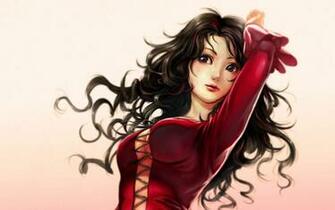 Fantasy Girl Red Dress Desktop Pc And Mac Wallpaper