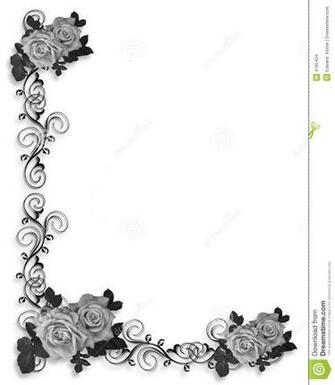 Border Designs Black And White Widescreen HD Wallpaper