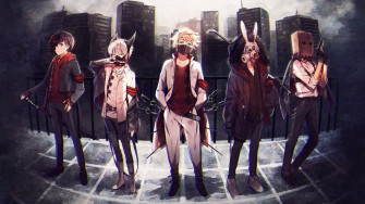 Anime Boy With Mask Wallpaper