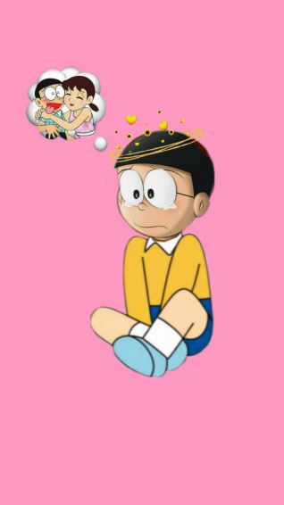 Nobita Shizuka HD Wallpaper Helt Gratis
