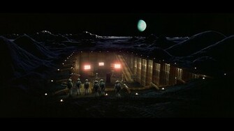 A Space Odyssey Moon Wallpaper