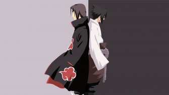 HD Desktop Wallpaper Anime Naruto Minimalist Sasuke Uchiha