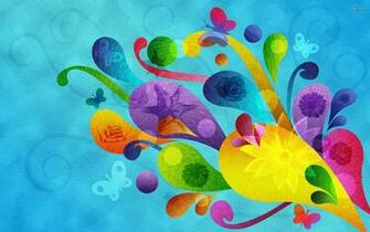 Colorful Swirls Wallpaper Abstract