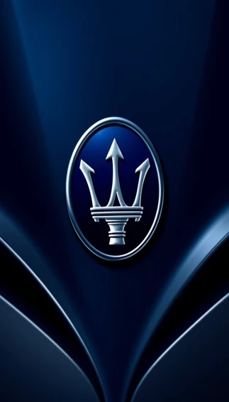 Maserati Logo Phone Wallpaper