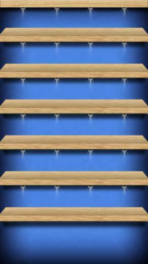 iPhone Shelf Wallpaper Image