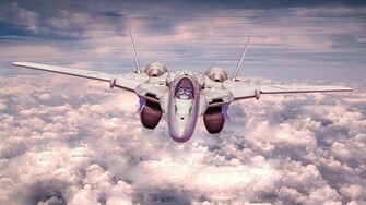 Macross Frontier Jet Aircraft A26 HD Wallpaper