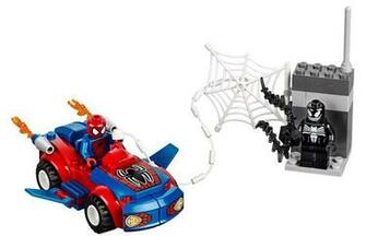 Lego Marvel Spider Man Car Pursuit Set With Venom