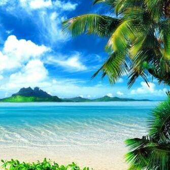 Beach Landscape iPad Air Wallpaper