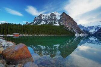 High Resolution Wallpaper Of Lake Louise Photo Banff National Park