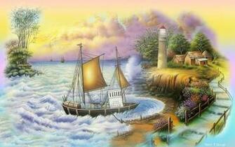 Clipper Ship Wallpaper