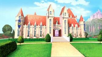 Barbie Princess Charm School Castle Wallpaper