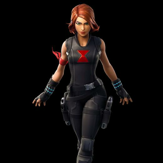 Fortnite Black Widow Outfit Skin Pngs Image Pro Game