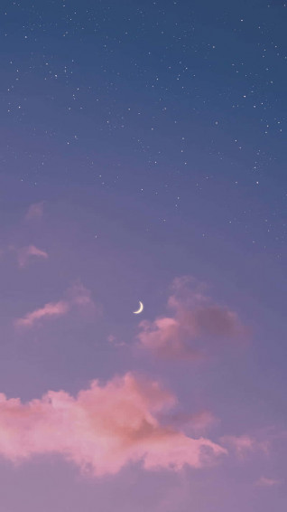 Moon And Stars iPhone Wallpaper
