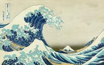 Katsushika Hokusai The Great Wave At Kanagawa Wallpaper Japan Art