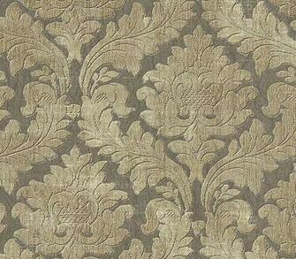 Details About Wallpaper Designer Cream And Beige Damask On Gray