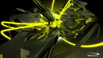 Wp Content Uploads 3d Graffiti Neon Tron Desktop Wallpaper Jpg