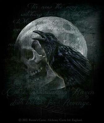 Raven S Curse Alchemy Gothic Art