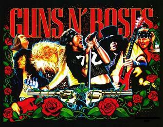 Guns N Roses Heavy Metal Hair Hard Rock Poster Wallpaper