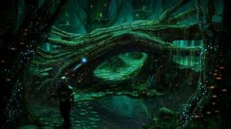 World Warcraft Wallpaper Hunter Druid Widescreen