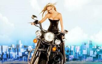 Sexy Girls In Lingerie On Harley Davidson Motorcycle Wallpaper Hot