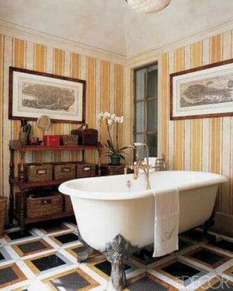 Wallpaper Bathroom Decor Interiors Bathrooms Beautiful
