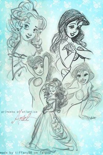Disney Princess Image Ariel Concept Art HD Wallpaper And Background