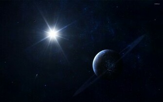 Shining Star In Space Wallpaper Fantasy