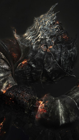 Dark Souls Iii Armor Burning Skeleton