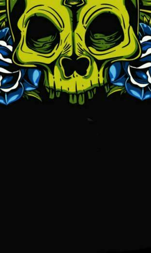 Blackberry Wallpaper For Skull Above Personal